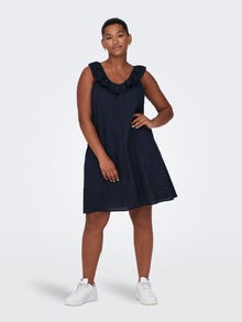ONLY Tavapärane lõige V-kaelus Lühike kleit -Sky Captain - 15312626