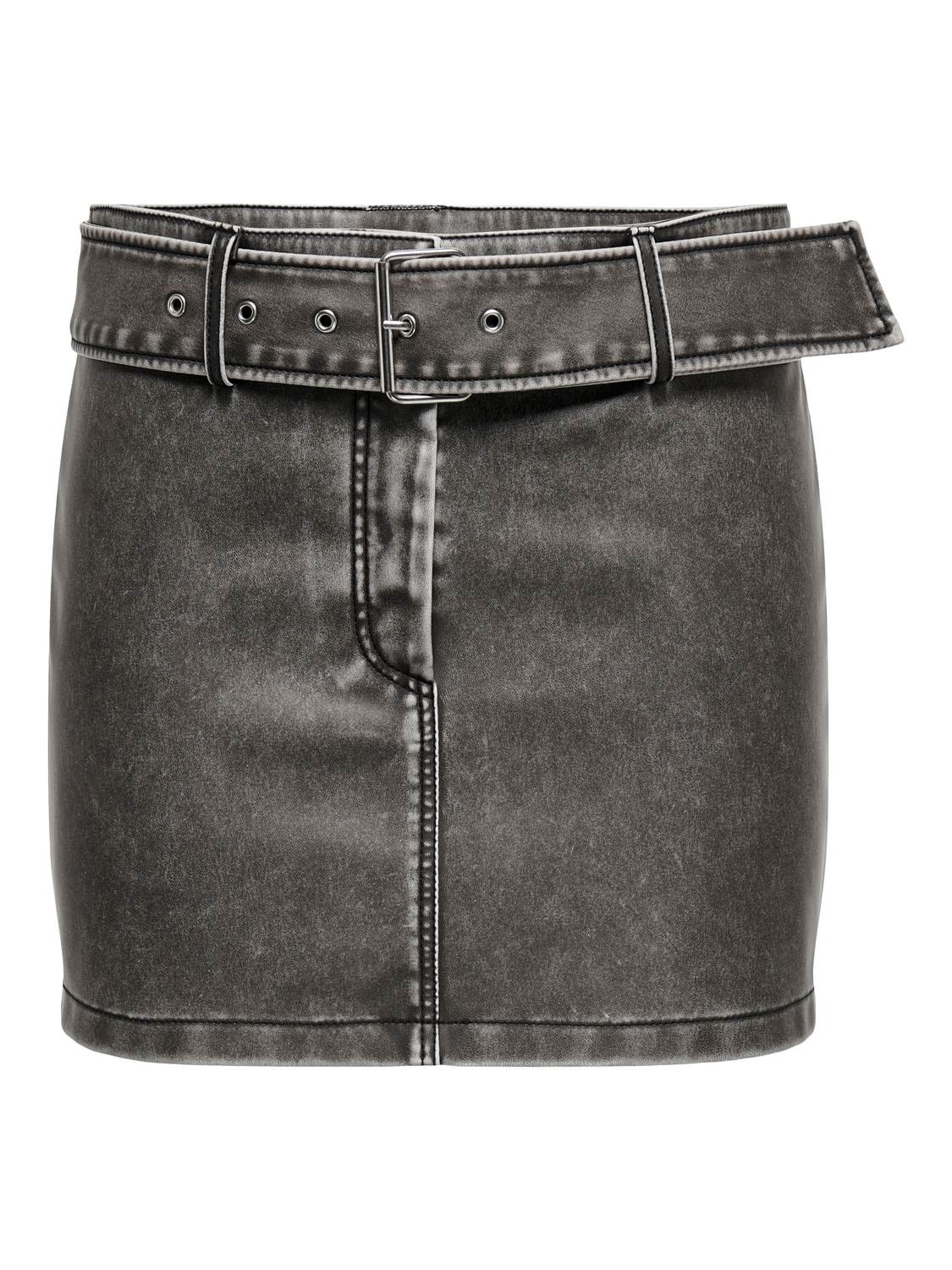 ONLY Low waist Short skirt -Black - 15312628
