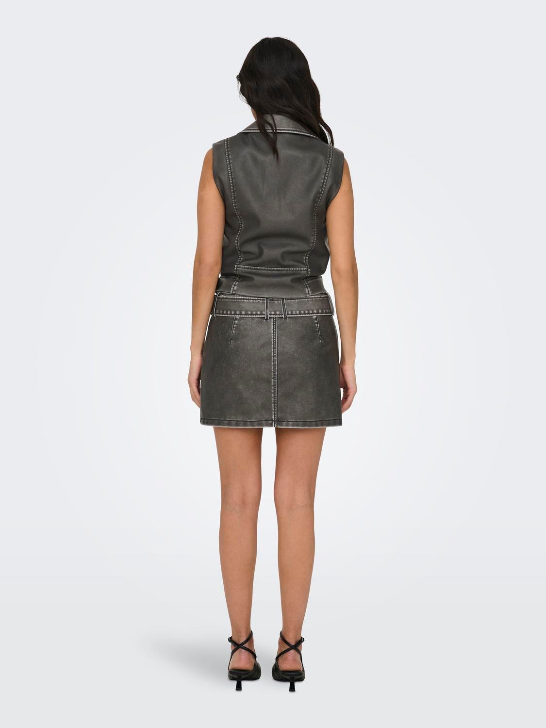 ONLY Low waist Short skirt -Black - 15312628