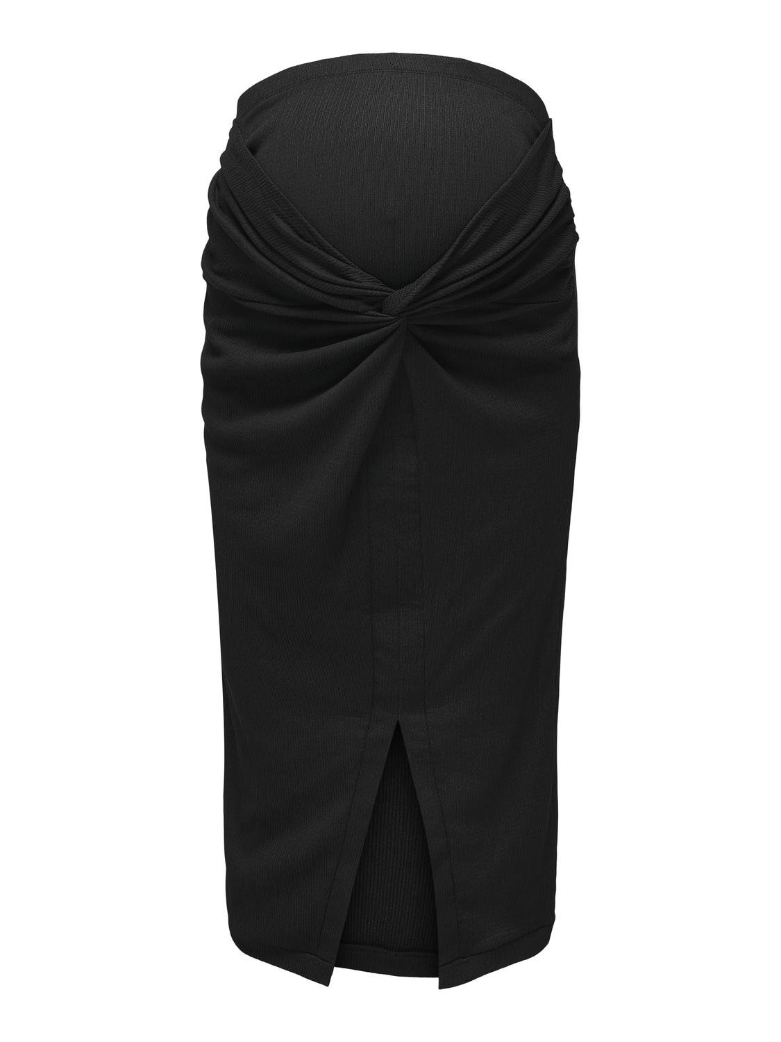 ONLY Lång kjol -Black - 15312635