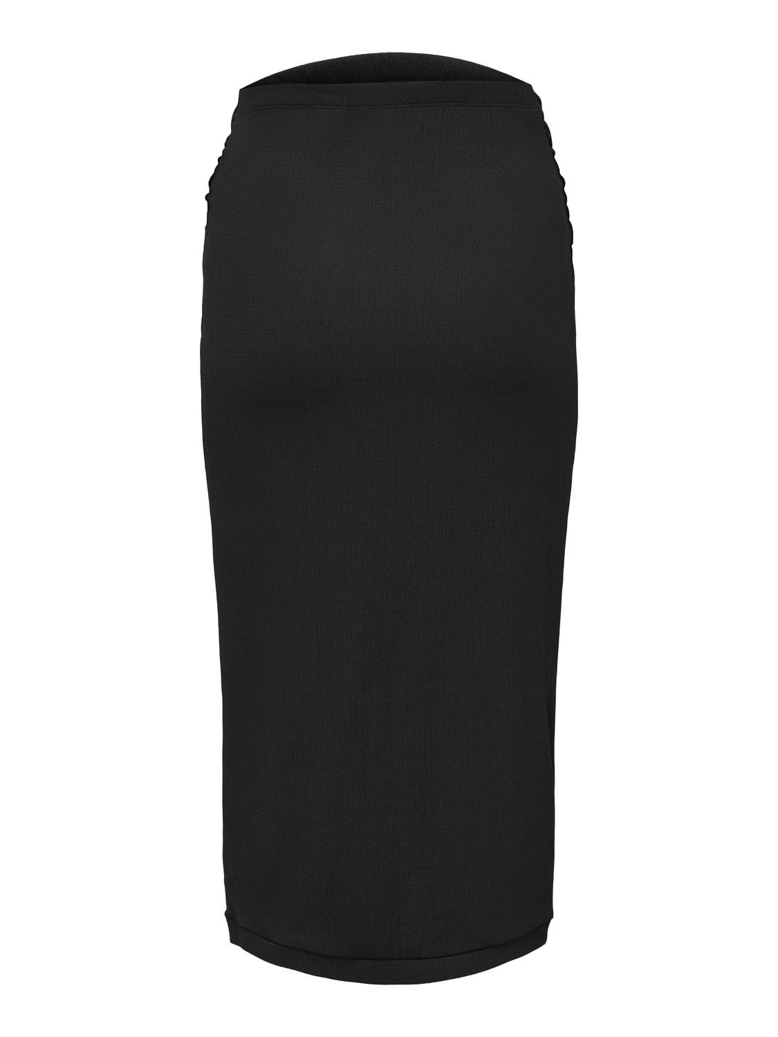 ONLY Lång kjol -Black - 15312635