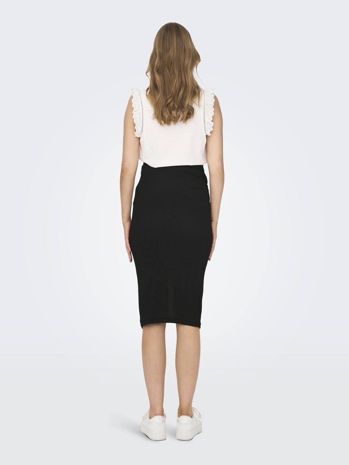 ONLY Long skirt -Black - 15312635