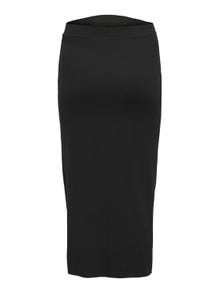 ONLY Lång kjol -Black - 15312638