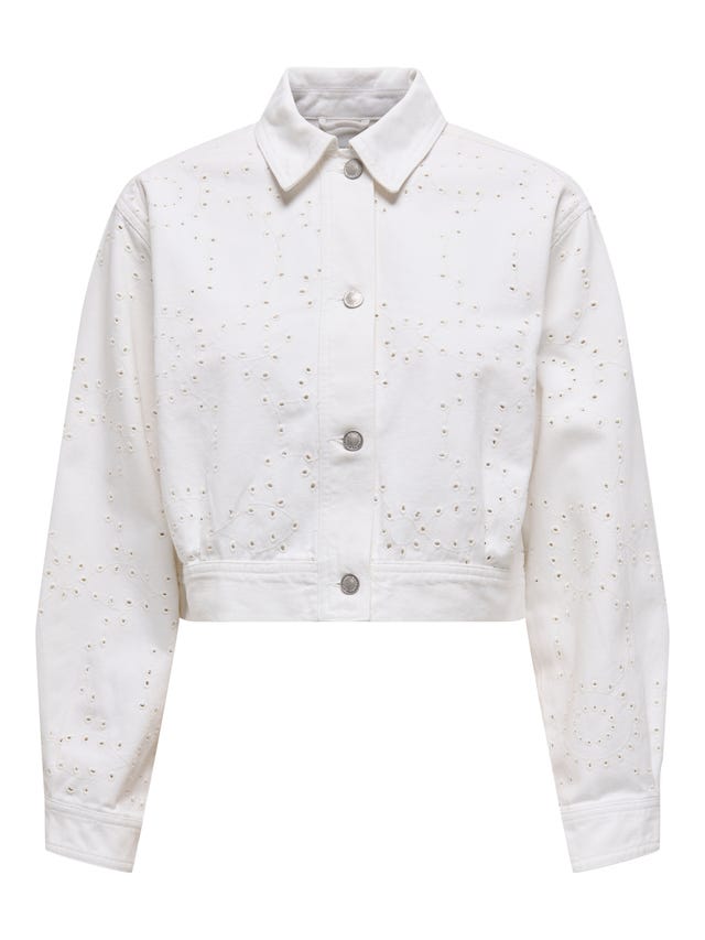 ONLY Cropped embroidered jacket - 15312709
