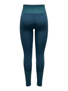 ONLY Leggings Tight Fit Taille haute -Maritime Blue - 15312750
