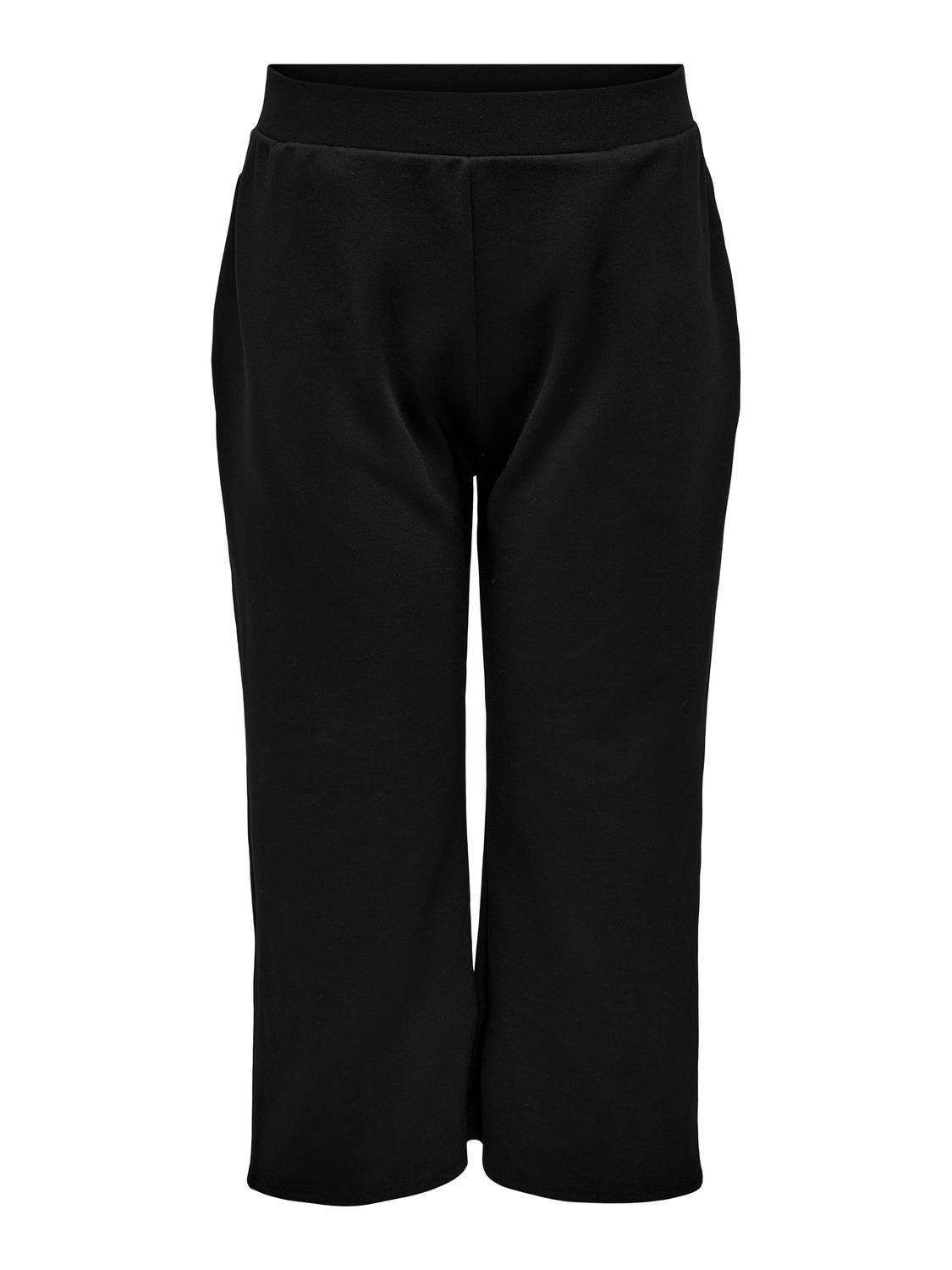 ONLY Straight Fit Curve Trousers -Black - 15312848