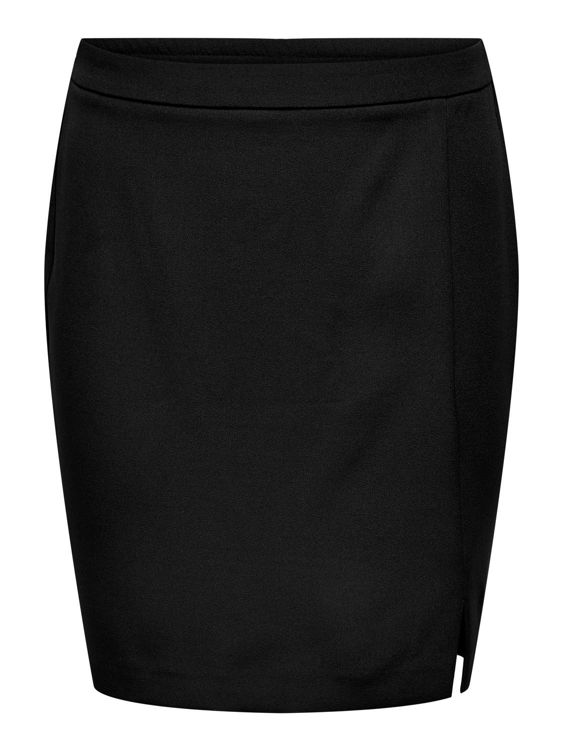 ONLY Curvy mini skirt -Black - 15312849