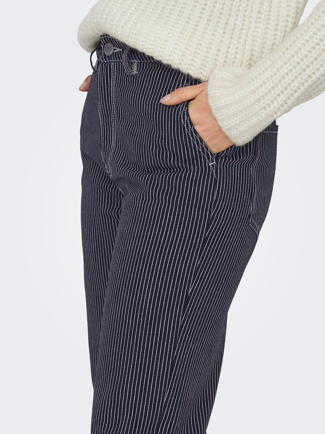 Casablanca high-waisted Side Stripe Trousers - Farfetch