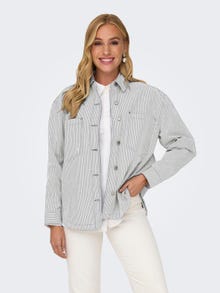 ONLY Camisas Corte loose Cuello de camisa -White - 15312897