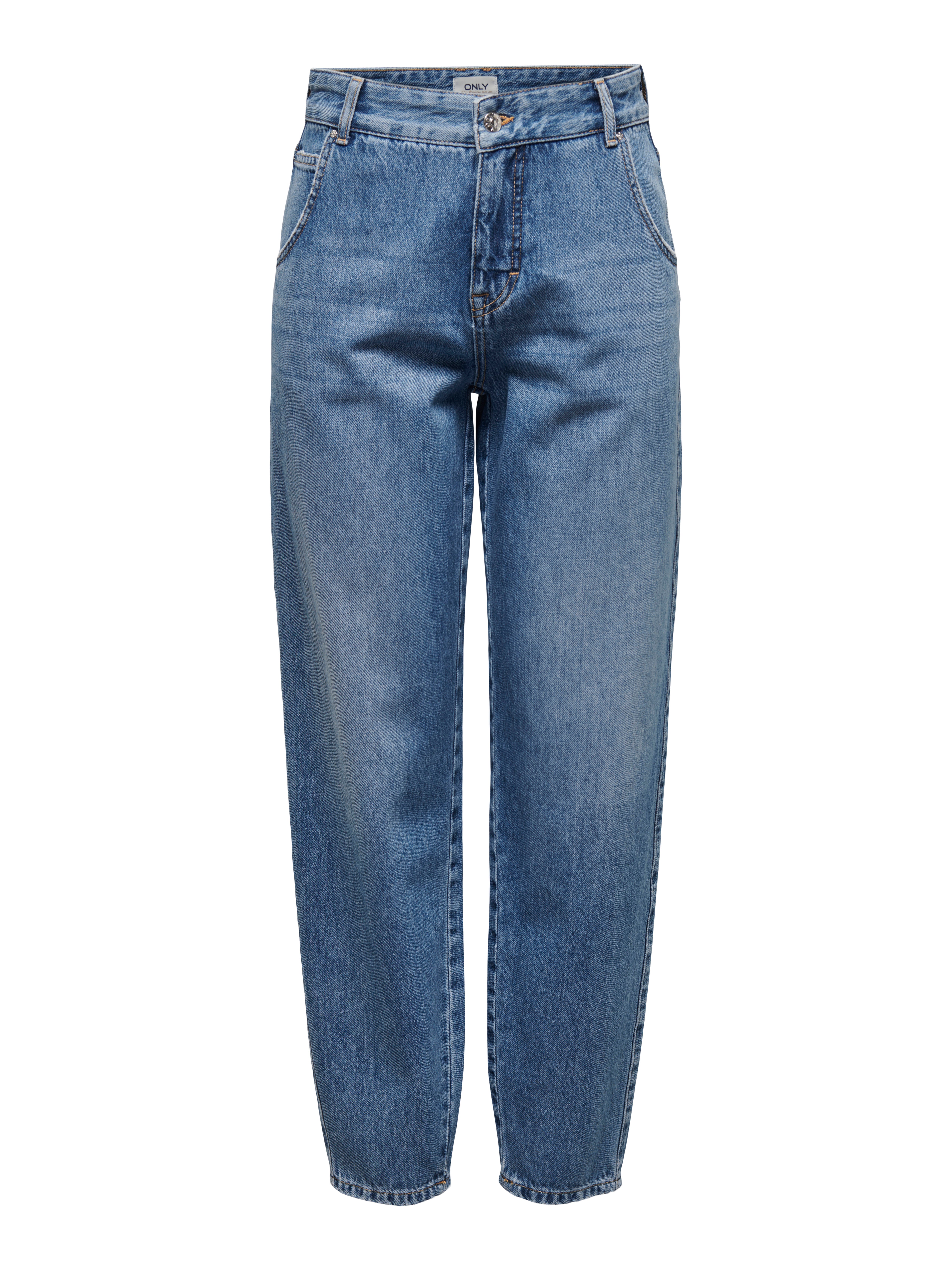 Thumbnail - Onltroy Hohe Taille Karotte Knöchellang Jeans