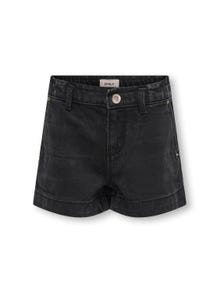 ONLY Shorts Corte wide leg -Washed Black - 15312961