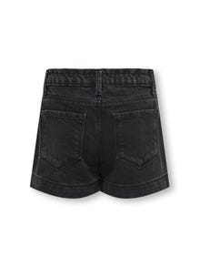 ONLY Weiter Beinschnitt Shorts -Washed Black - 15312961