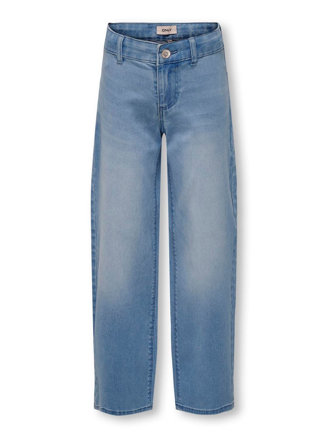 ONLY KOGSylvie Clean Wide Leg Jeans -Light Blue Denim - 15312975