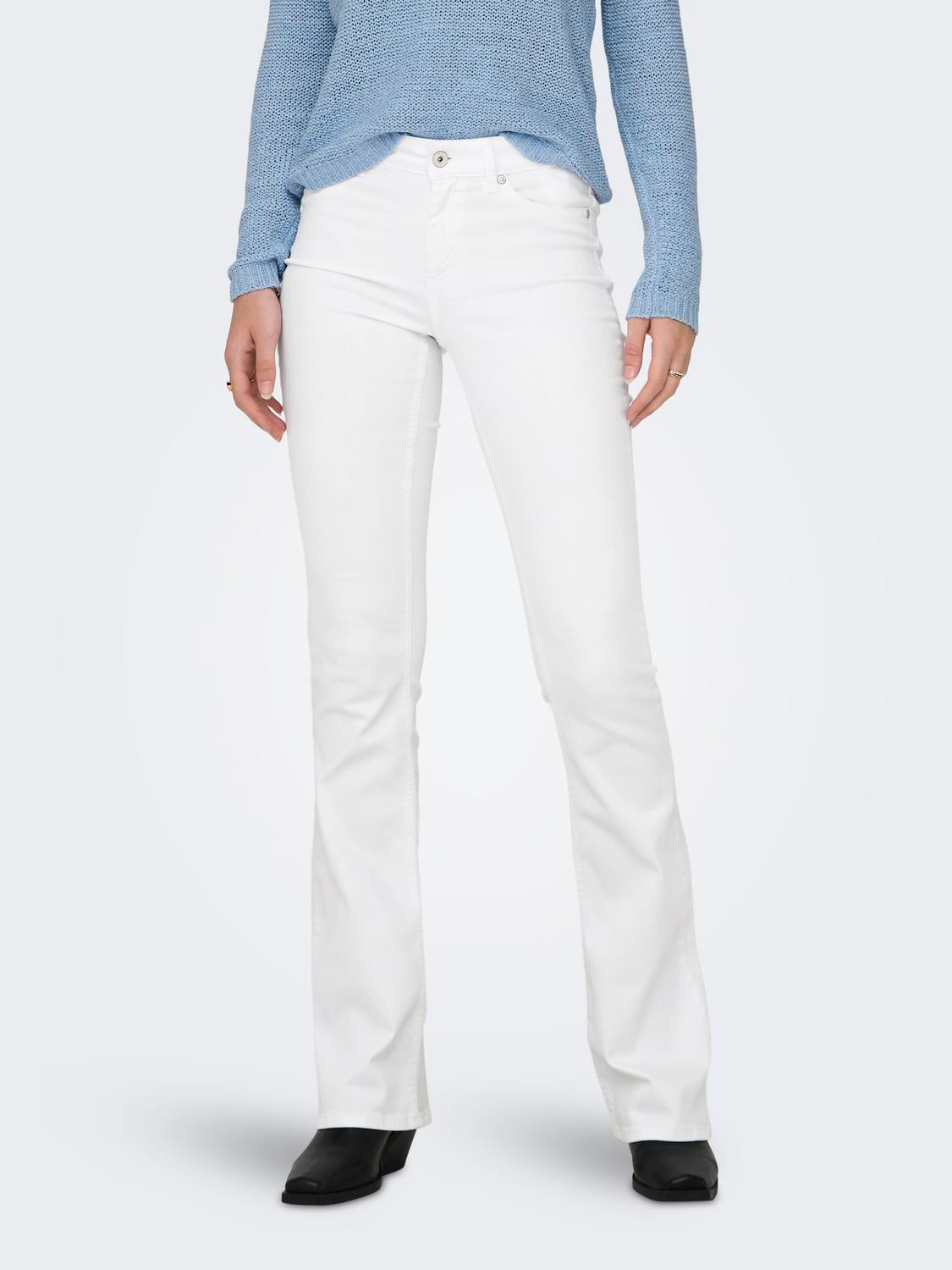 Onlblush Mittlere Taille Ausgestellt Jeans