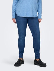 ONLY högmidjade skinny fit jeans  -Light Medium Blue Denim - 15313096