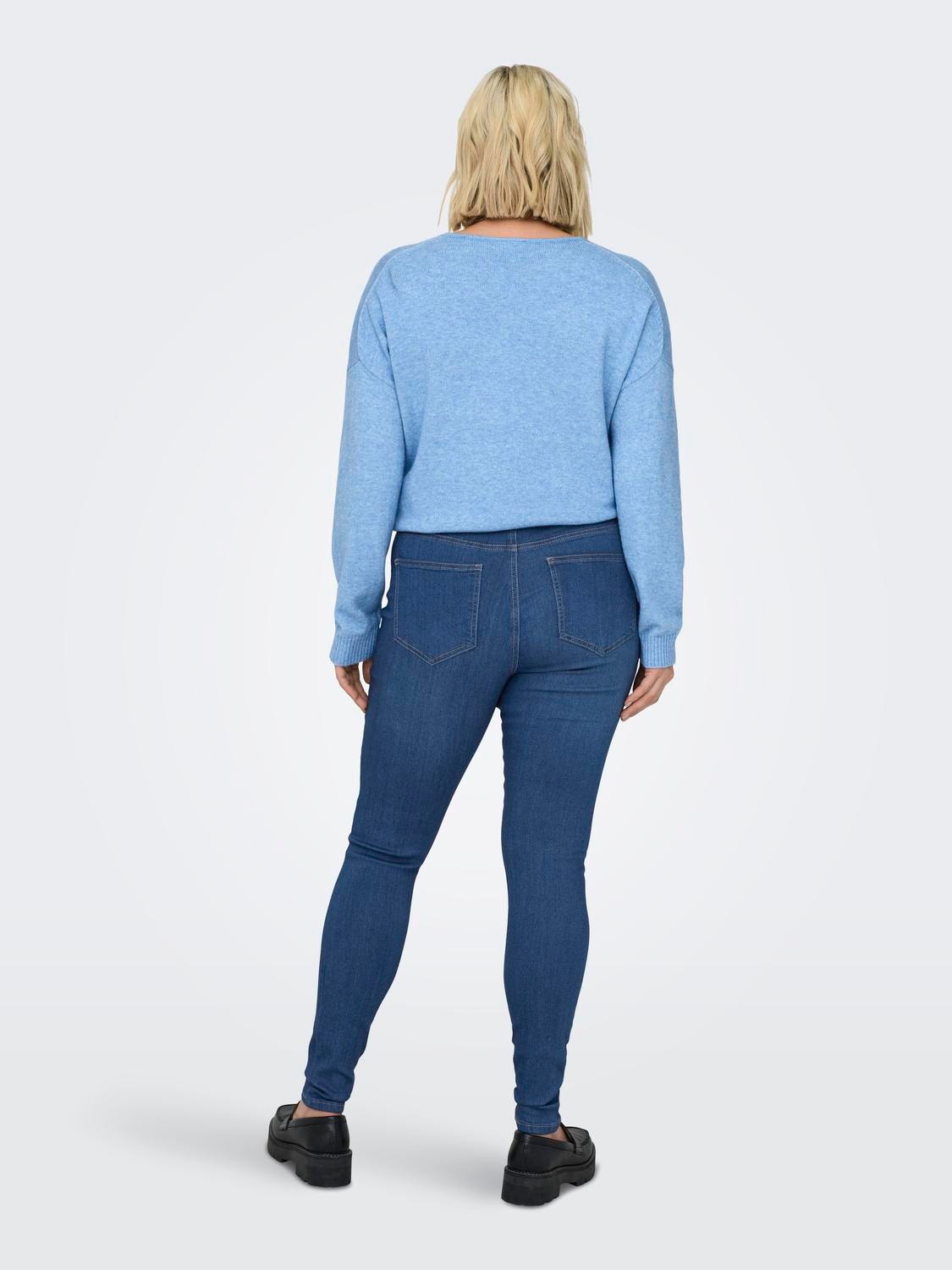 ONLY Jeans Skinny Fit Taille haute -Light Medium Blue Denim - 15313096