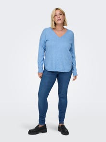 ONLY Jeans Skinny Fit Taille haute -Light Medium Blue Denim - 15313096