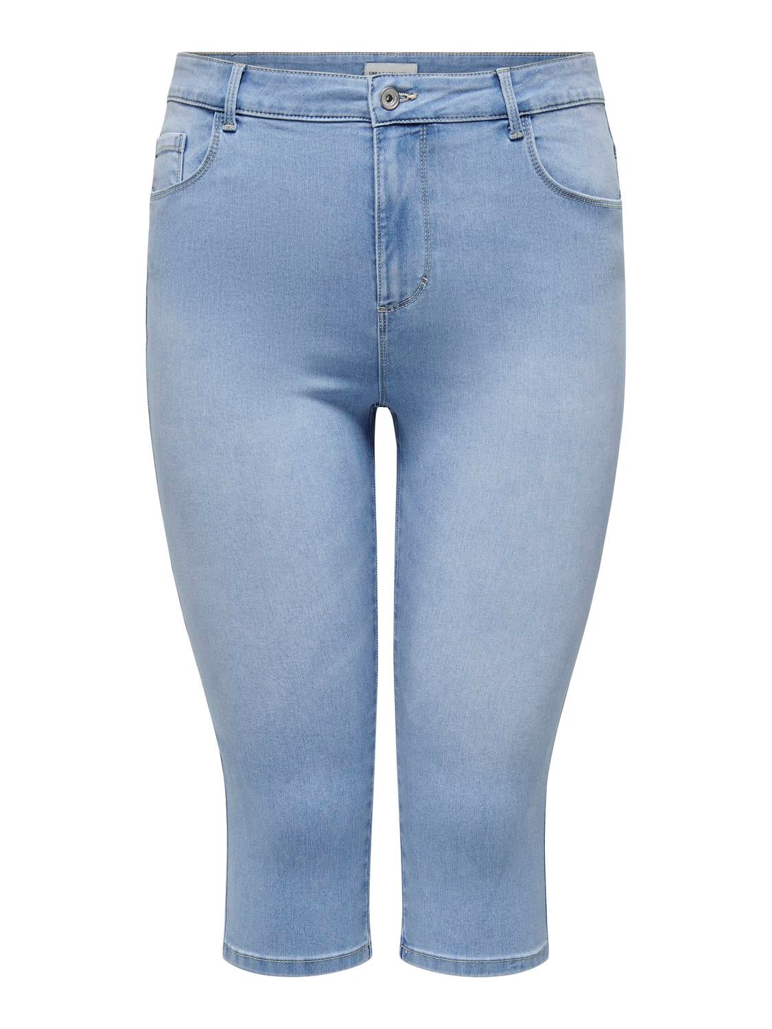Thumbnail - Caraugusta Hohe Taille Skinny Fit Shorts