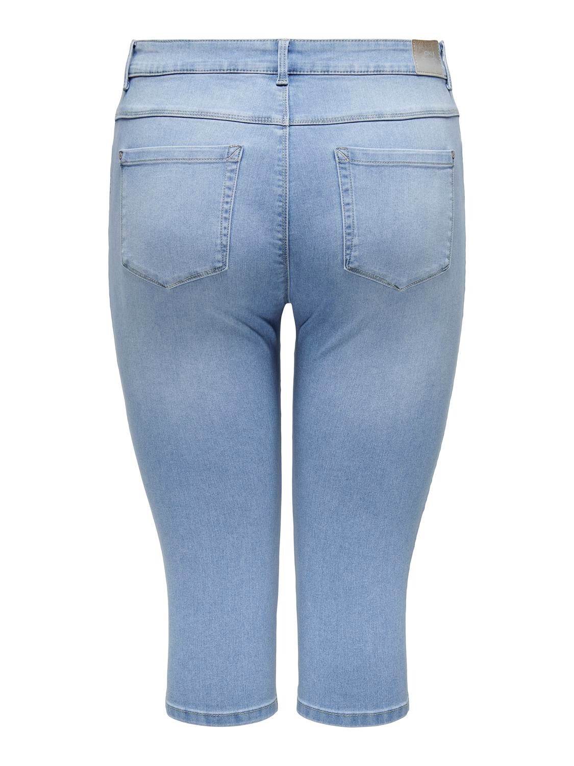 ONLY CARAugusta High Waist Skinny Knickers Jeans -Light Blue Denim - 15313113