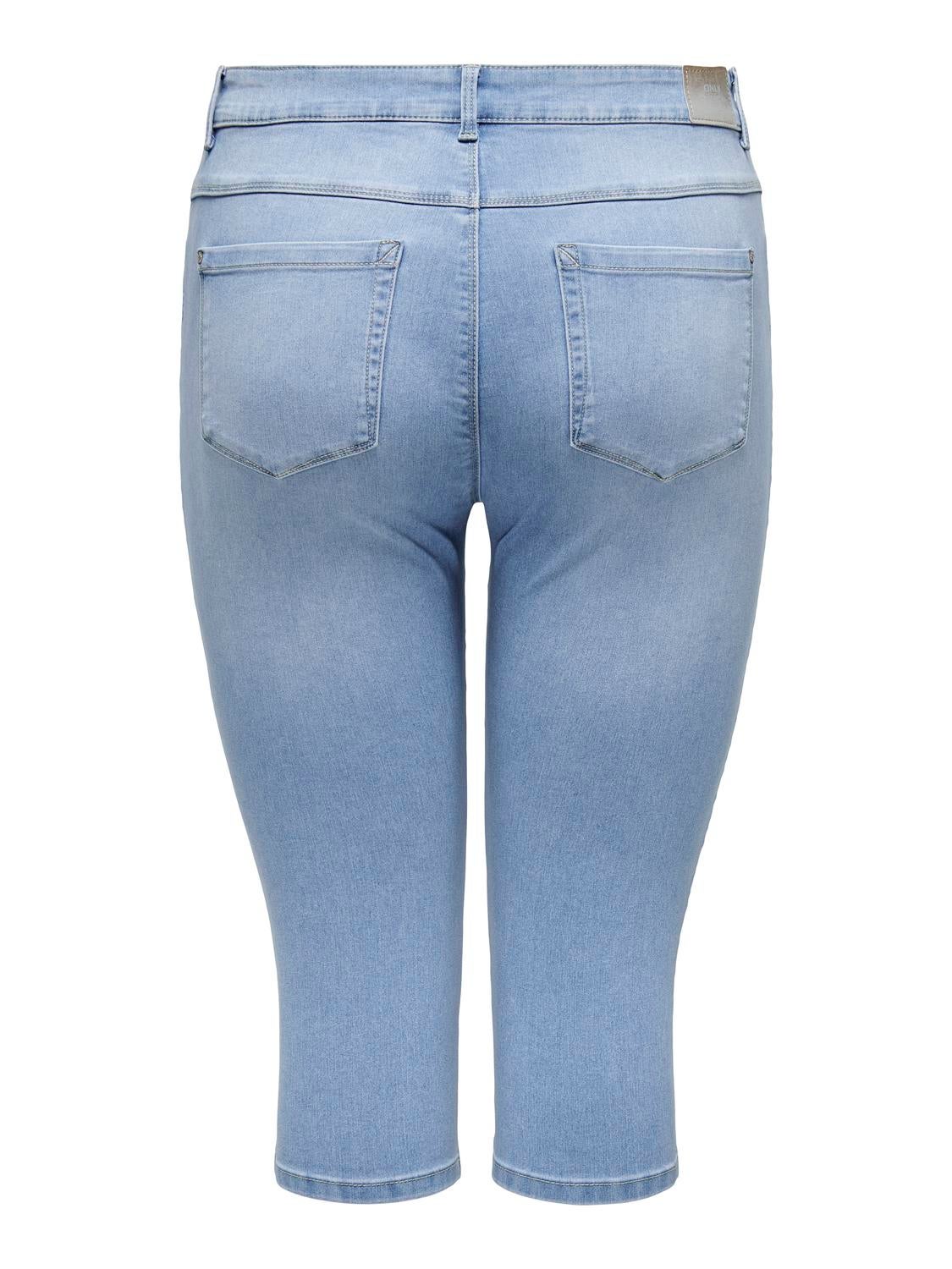 Thumbnail - Caraugusta Hohe Taille Skinny Fit Shorts