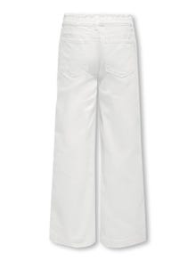 ONLY Weiter Beinschnitt Jeans -White - 15313135