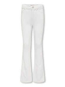 ONLY Flared fit Mid waist Jeans -White - 15313153