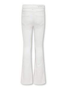 ONLY Ausgestellt Mittlere Taille Jeans -White - 15313153
