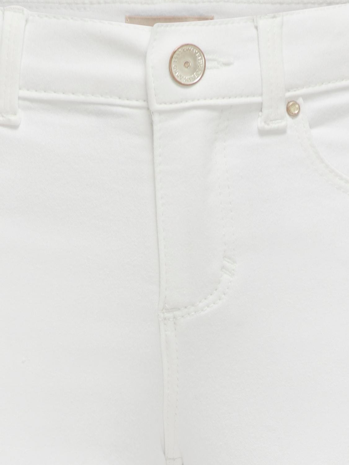 ONLY Flared Fit Middels høy midje Jeans -White - 15313153