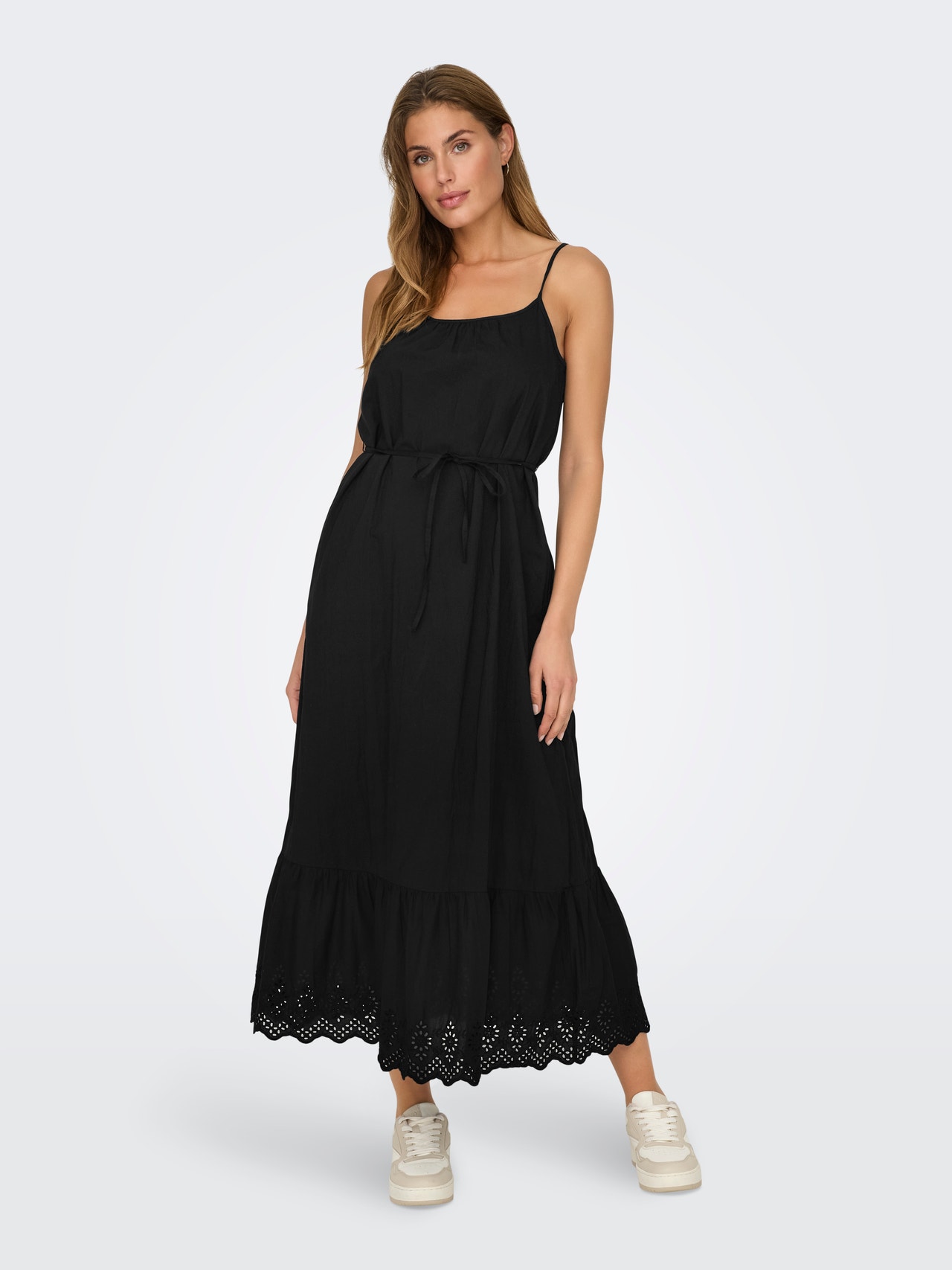 ONLY Robe midi Regular Fit Col rond -Black - 15313166