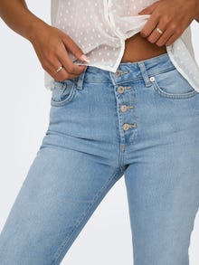 ONLY ONLLILOU High waist Slim fit Jeans -Light Blue Denim - 15313205