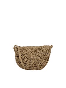 ONLY Straw shoulderbag -Toasted Coconut - 15313244