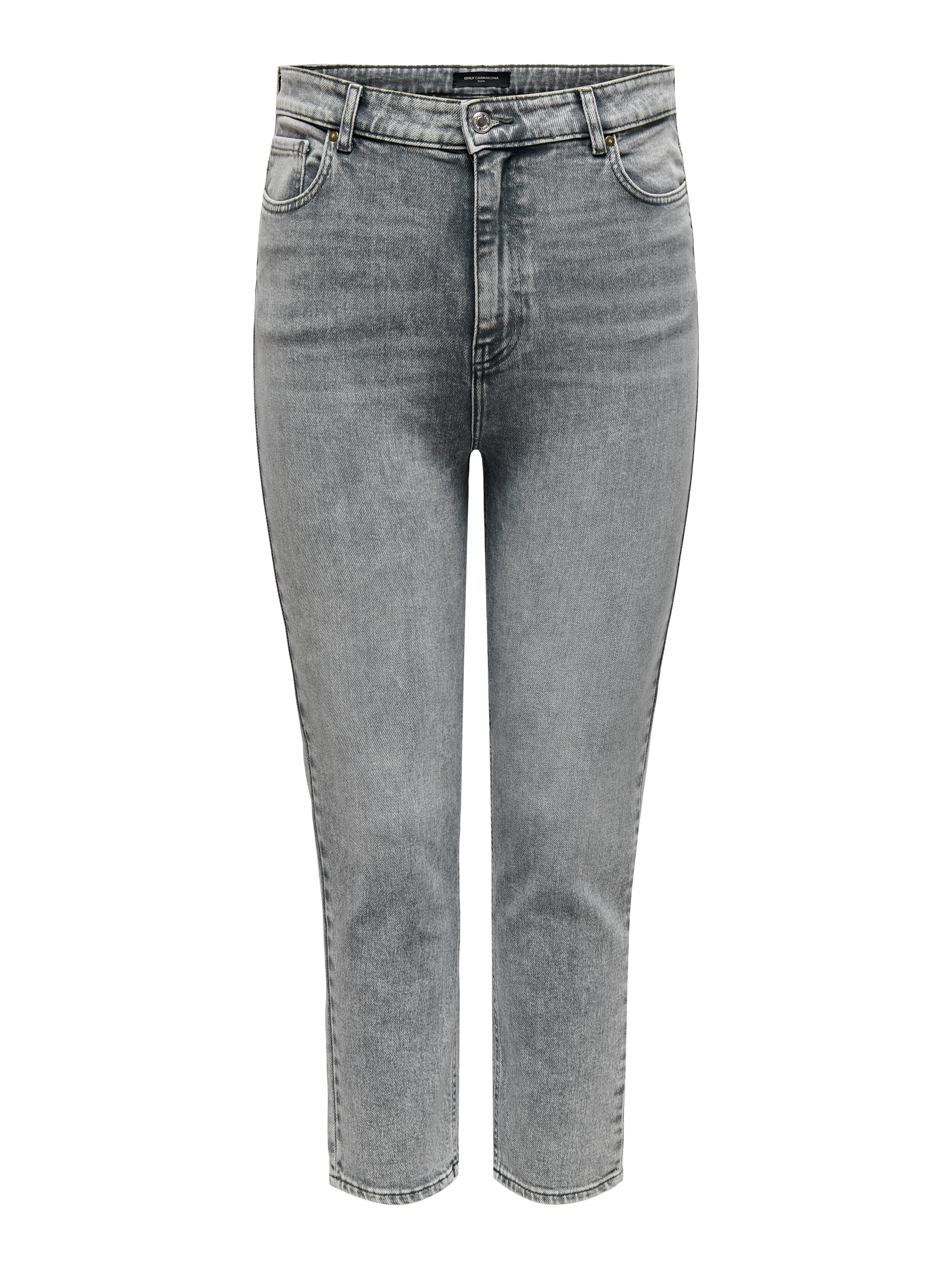 Thumbnail - Carmily Hohe Taille Gerade Geschnitten Jeans