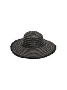 ONLY Straw sun hat -Black - 15313312