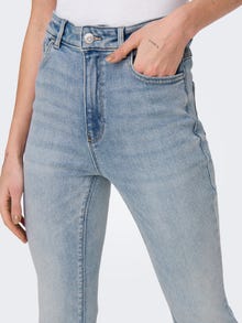 ONLY ONLMILA High waist Flared fit Jeans -Light Blue Denim - 15313328