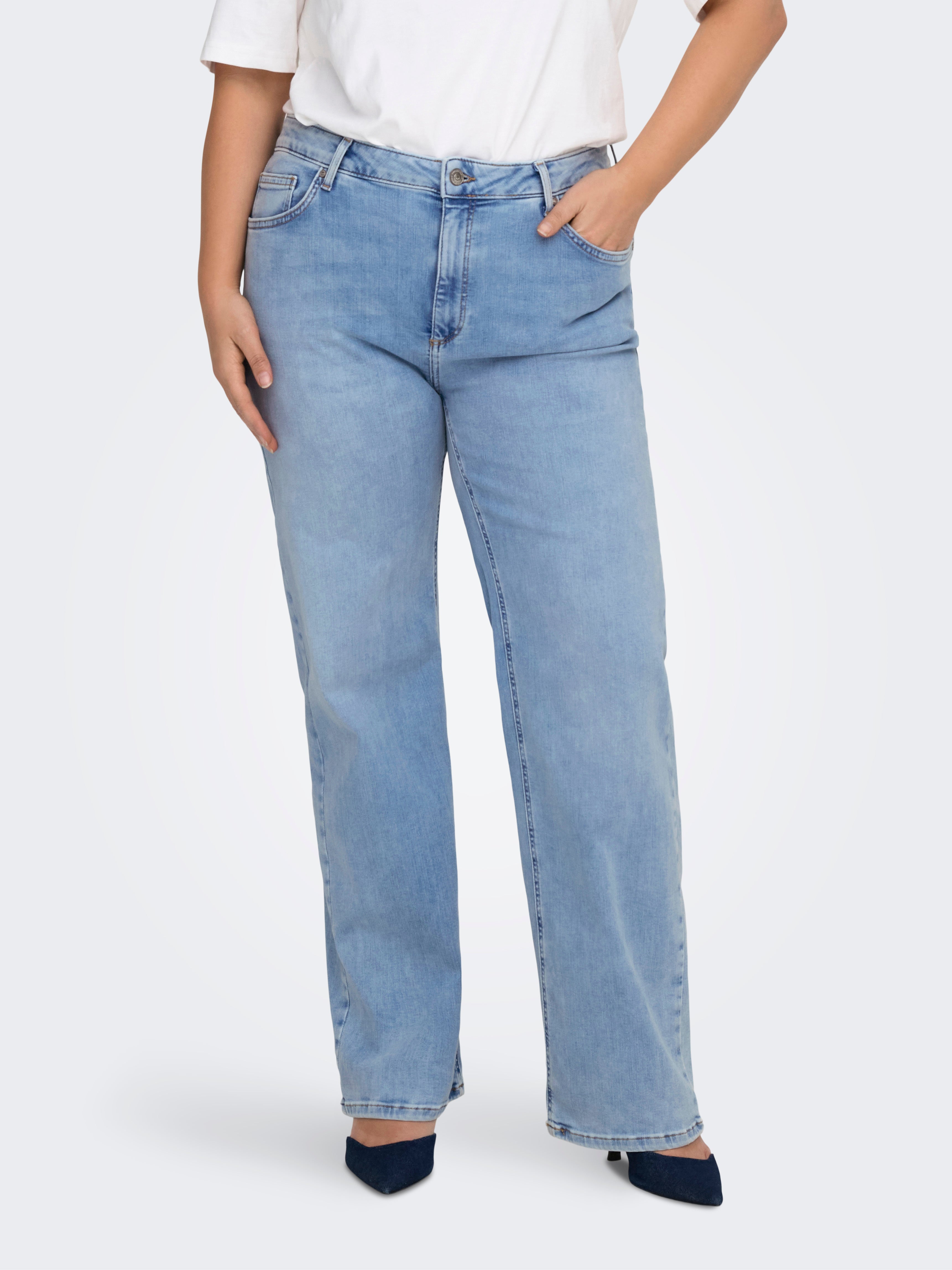 Carwilly Hohe Taille Skinny Fit Jeans