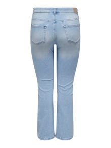ONLY CARWilly High Waist Flared Jeans -Light Blue Denim - 15313374