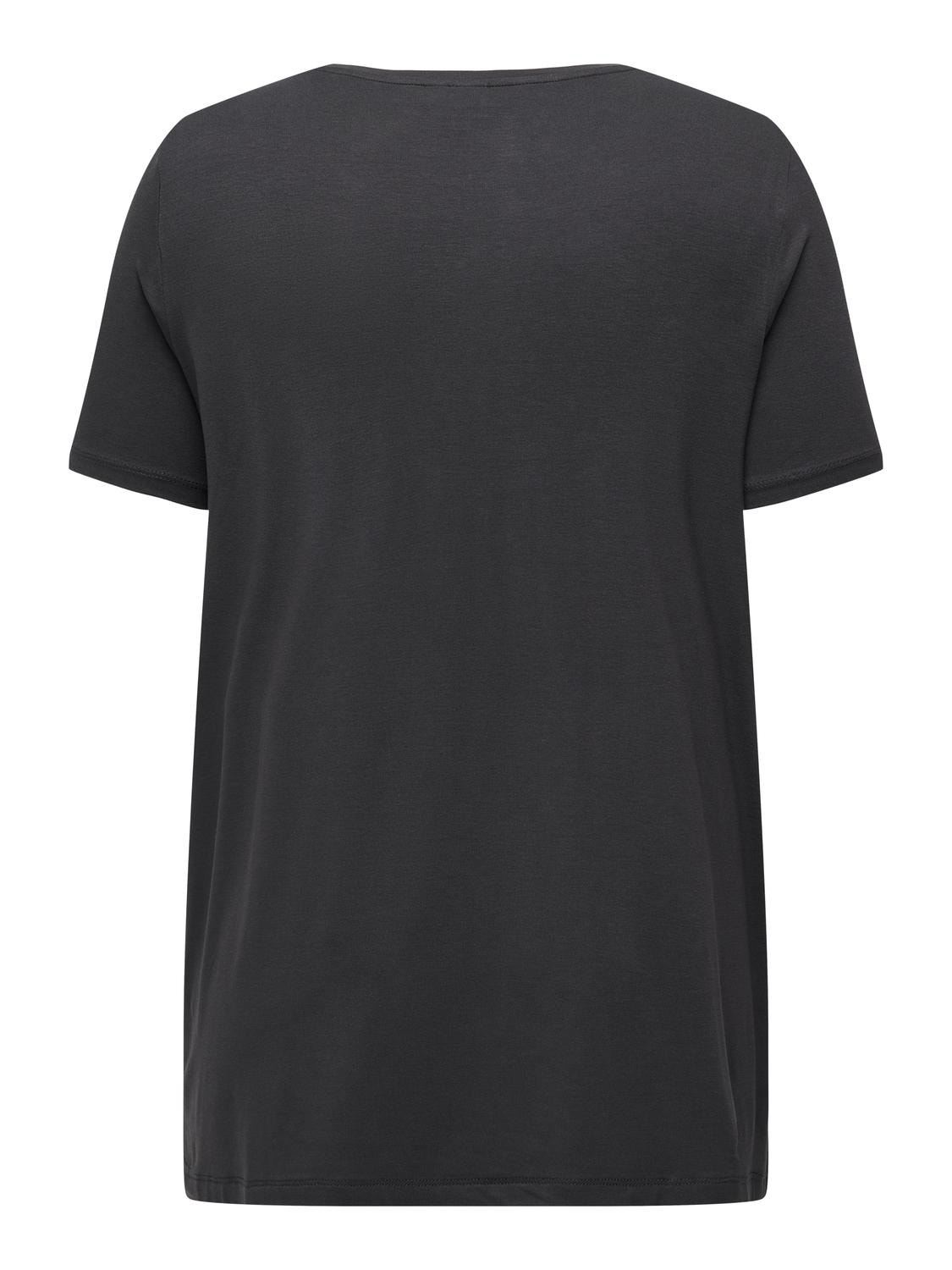 ONLY Regular Fit Round Neck T-Shirt -Phantom - 15313383