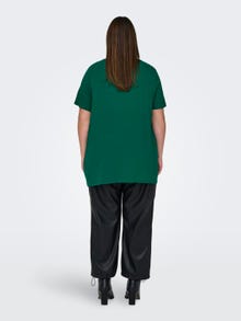 ONLY Curvy o-neck t-shirt -Aventurine - 15313383