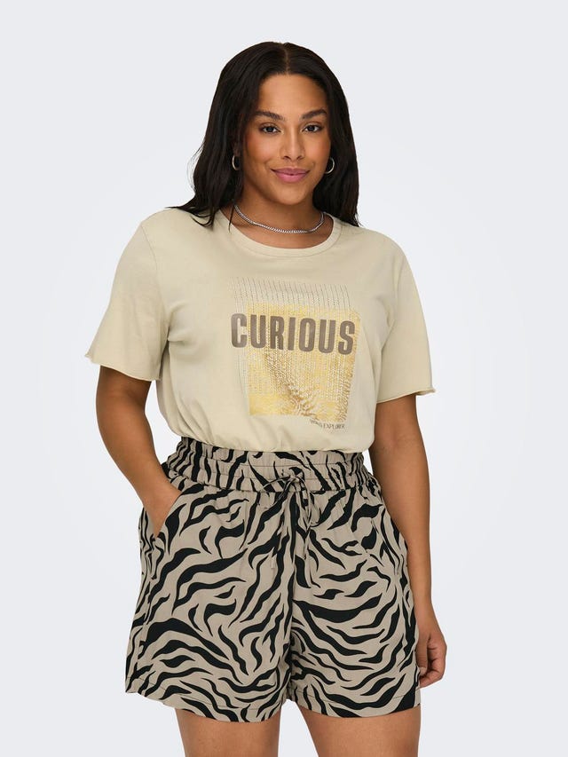 ONLY Curvy o-neck t-shirt - 15313385