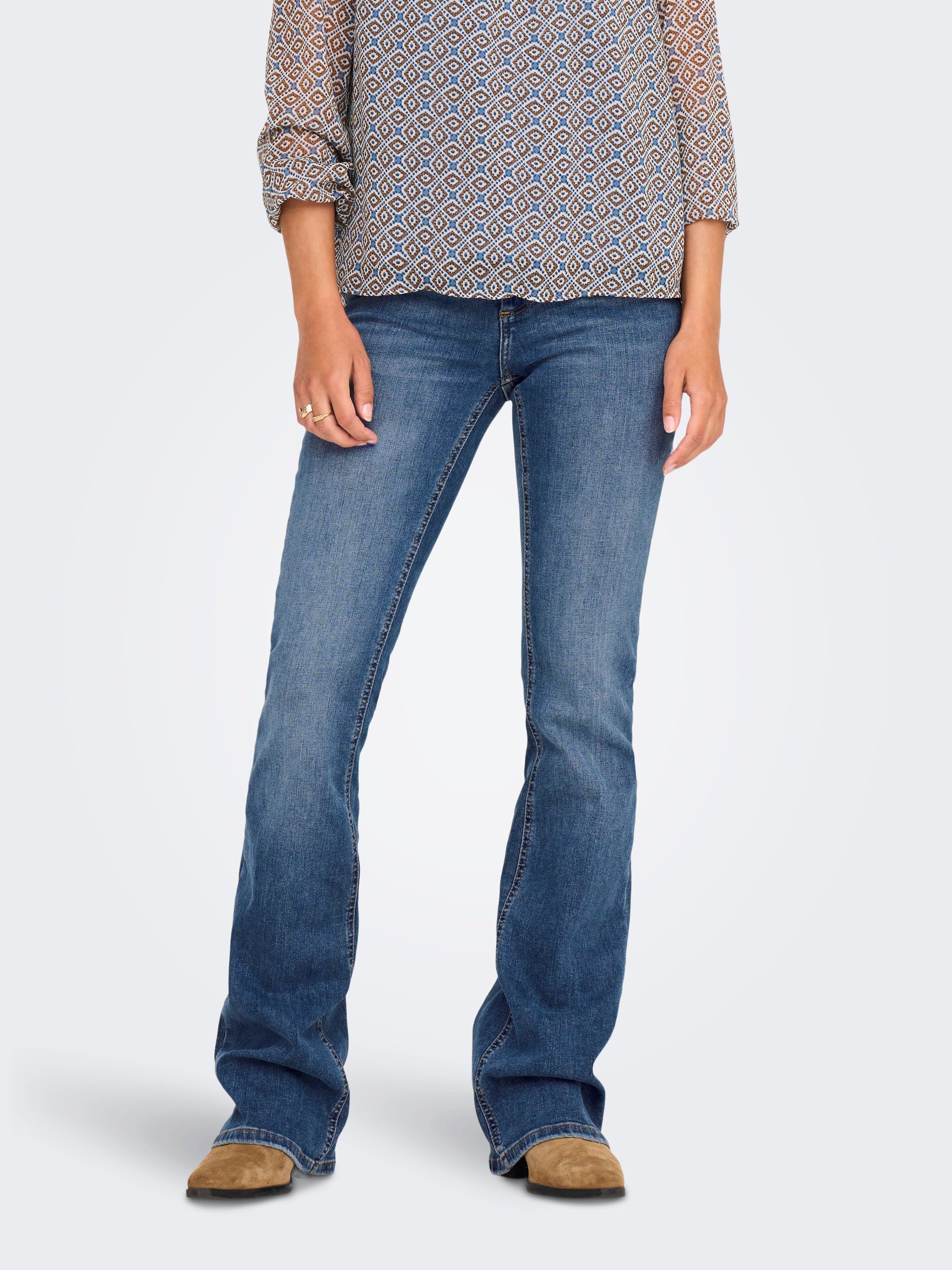 Onlblush Mittlere Taille Flared Jeans