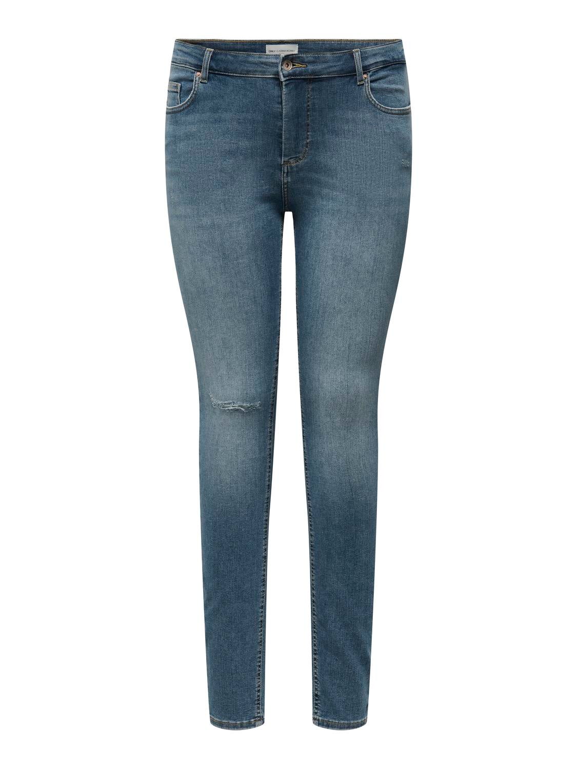 Thumbnail - Carwilly Mittlere Taille Skinny Fit Jeans