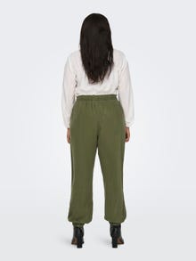 ONLY Pantalons cargo Regular Fit Élastique Curve -Kalamata - 15313448