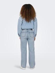 ONLY ONLJuicy High Waist Wide Jeans -Light Blue Denim - 15313462