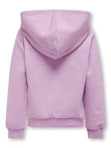 ONLY Regular Fit Hettegenser Sweatshirt -Violet Tulle - 15313530