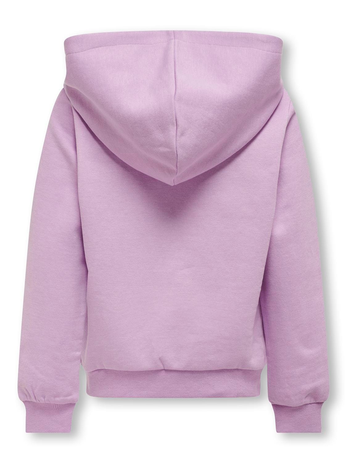 ONLY Regular Fit Hettegenser Sweatshirt -Violet Tulle - 15313530