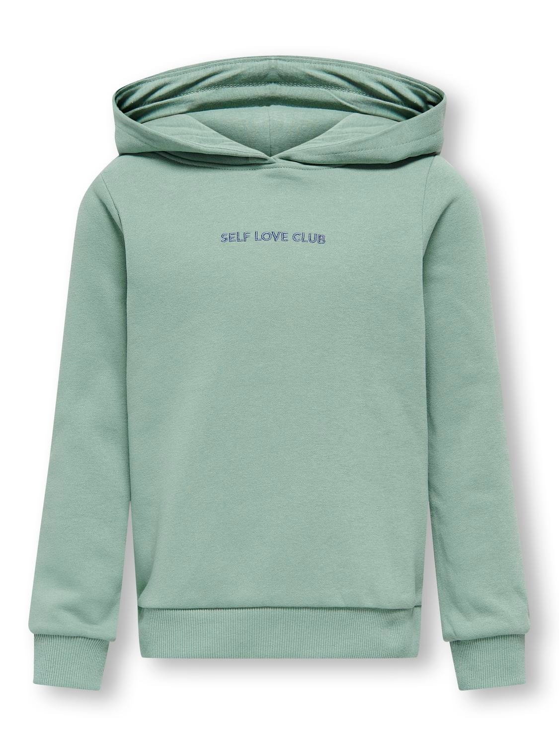 ONLY Statement hoodie -Hedge Green - 15313530