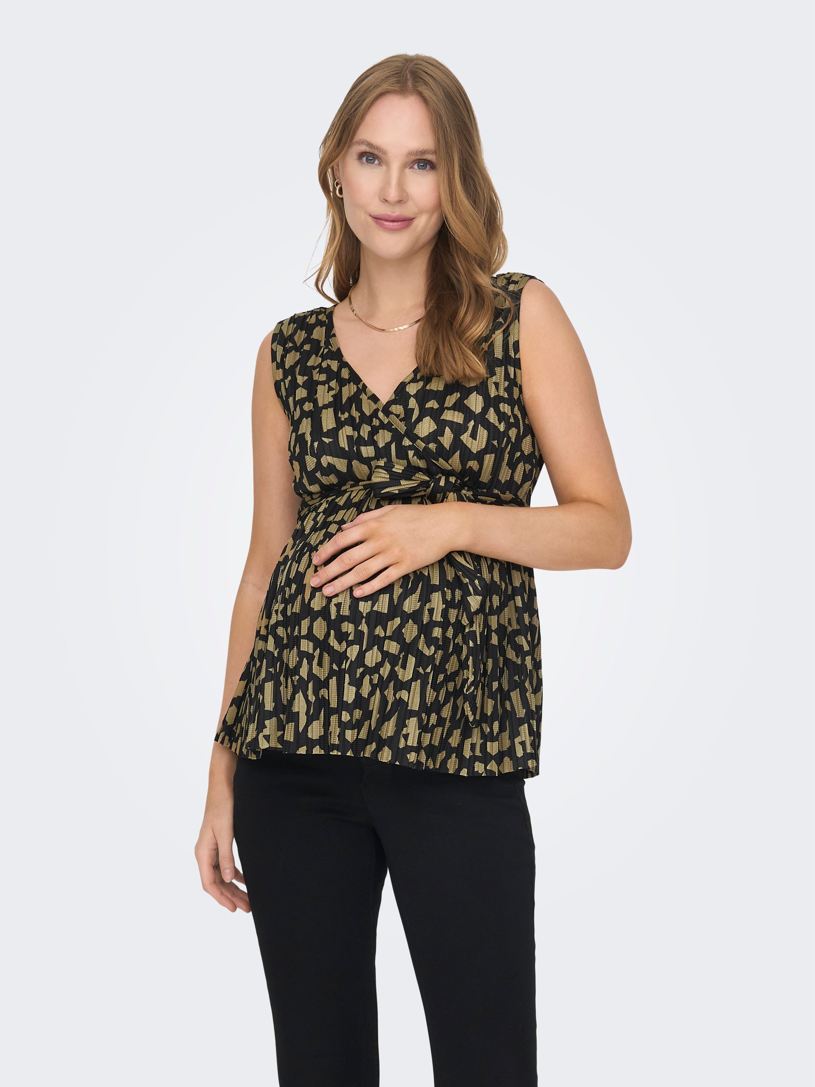 Olmsafari Plissiertes Top