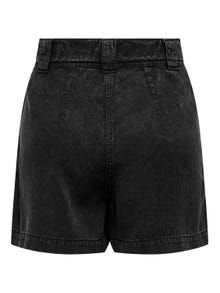 ONLY Højtaljede denim shorts -Black - 15313587