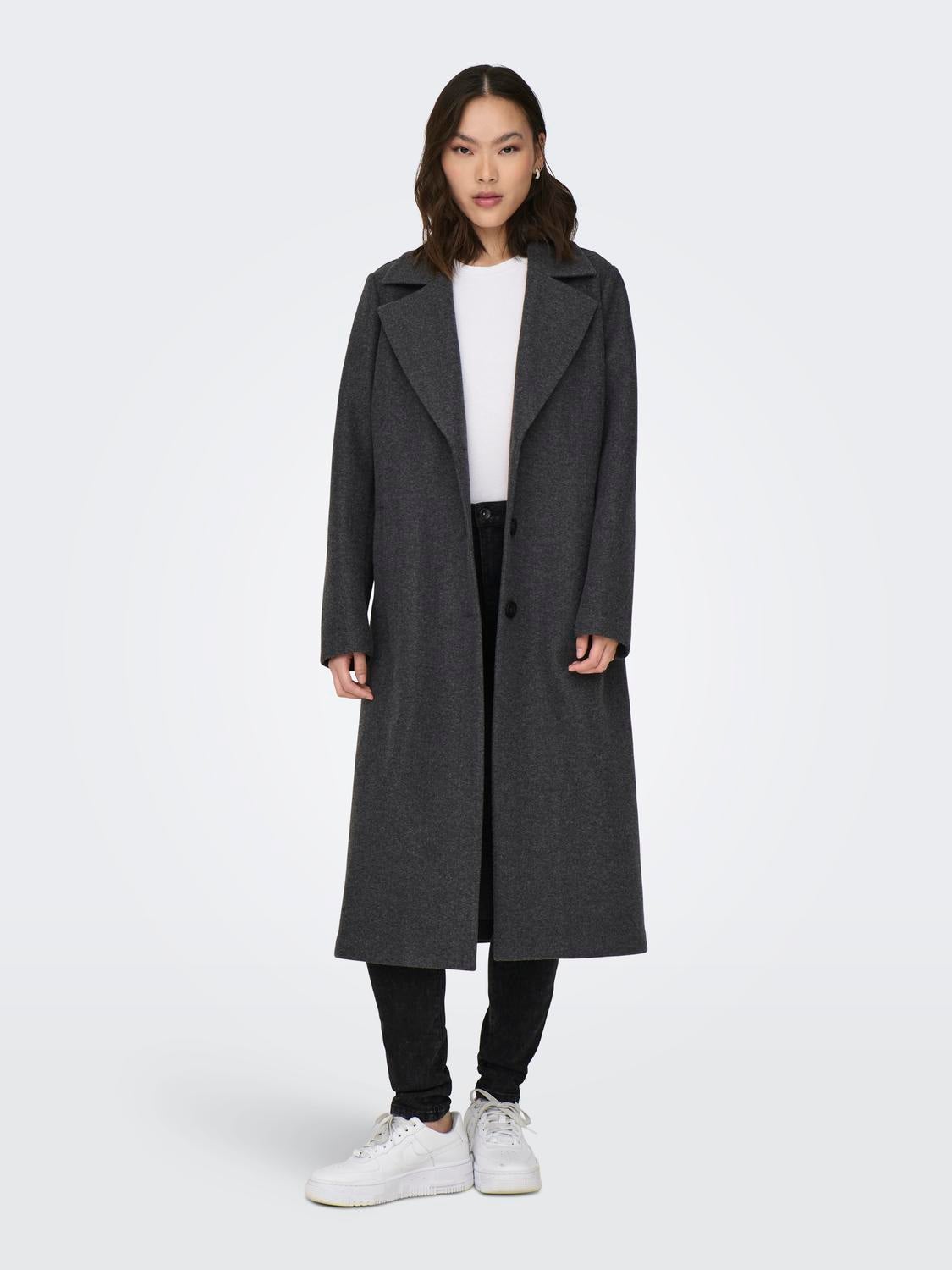 Dark grey ladies coat hotsell