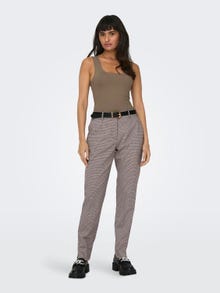 ONLY Normal geschnitten Hohe Taille Hose -Pumice Stone - 15313686